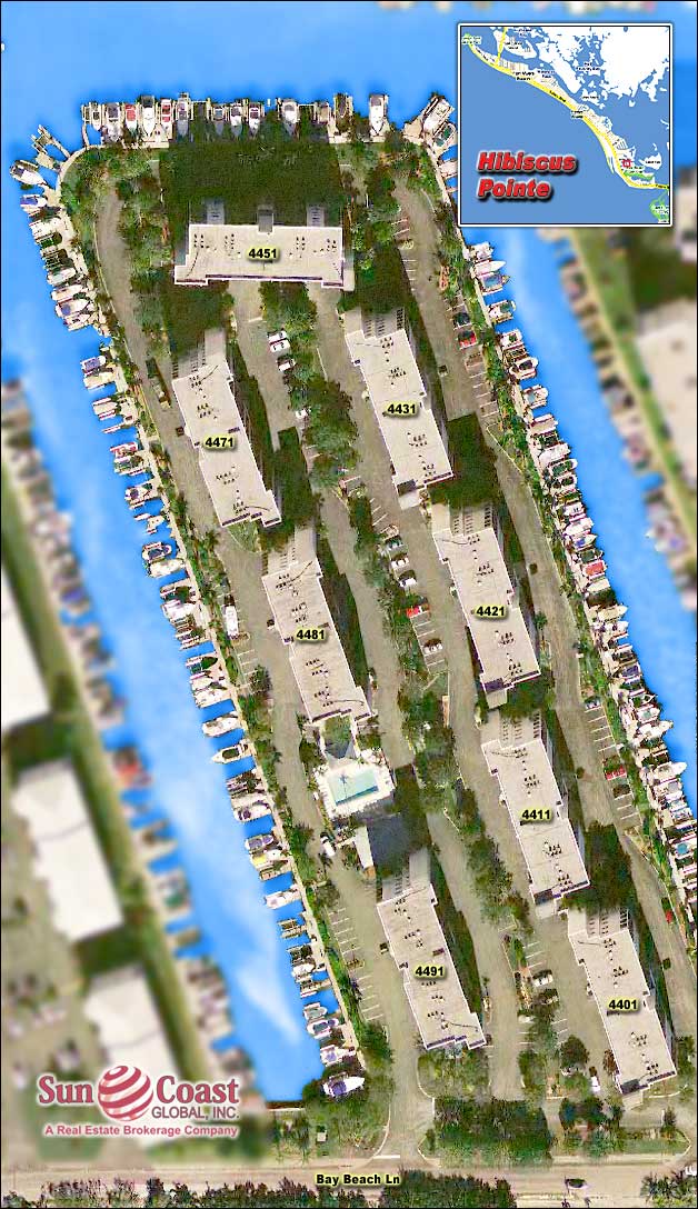 Hibiscus Pointe Overhead Map